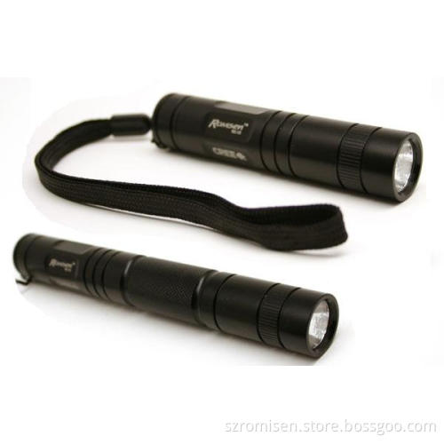 Romisen RC-I3 100 lumens CREE XR-E Q5 led flashlight(2*AA & 1*CR123 battery)